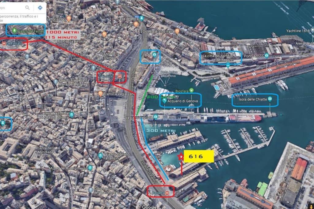 Апартаменты 616 Genova - Loft Al Porto Antico Экстерьер фото